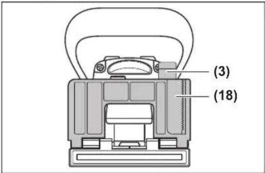 BOSCH GFF 18V-22 Professional - Réglage de l'angle de fraisage - 1