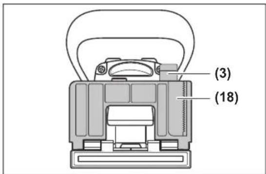 BOSCH GFF 18V-22 Professional - Ställa in fräsvinkel - 1