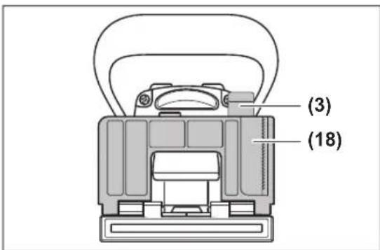 BOSCH GFF 18V-22 Professional - Jyrsintäkulman säätäminen - 1