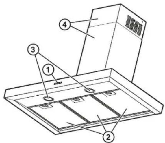 WHIRLPOOL AKR 756 IX - POPIS A POUŽITÍ ODSAVAČE - 1