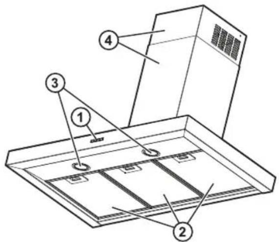 WHIRLPOOL AKR 756 IX - ОПИС ТА ЕКСПЛУАТАЦІЯ ВИТЯЖКИ - 1
