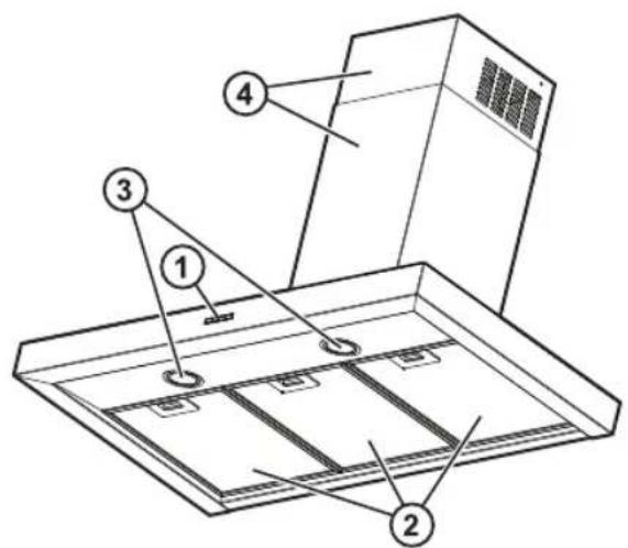 WHIRLPOOL AKR 756 IX - OPIS I OBSŁUGA OKAPU - 1