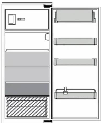WHIRLPOOL ARG 104702 - AUFBEWAHREN VON FRISCHEN LEBENSMITTELN UND GETRÄNKEN - 1