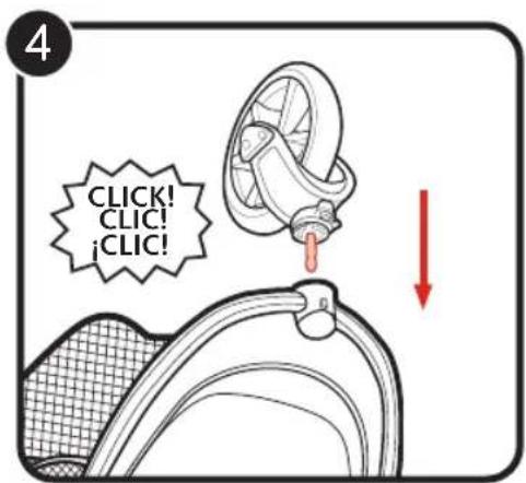 BABY JOGGER city mini GT2 Eco - Stroller Use Positions Posiciones de uso del cochecito Position d’utilisation de la poussette - 6