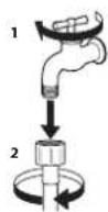 WHIRLPOOL FFB 8489 BV EE - CLEANING THE MESH FILTERS IN THE WATER SUPPLY HOSE - 1