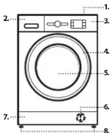 WHIRLPOOL FFB 8489 BV EE - TUOTTEEN KUVAUS - 1