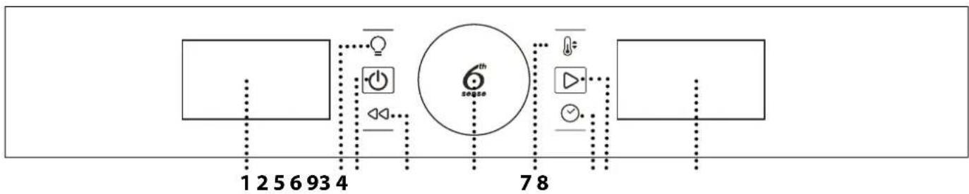 WHIRLPOOL AKZ9 7891 IX - PANNEAU DE COMMANDE - 1