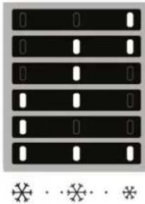 WHIRLPOOL ARG 8512 - LEDs branden Temperatuur instellen - 1