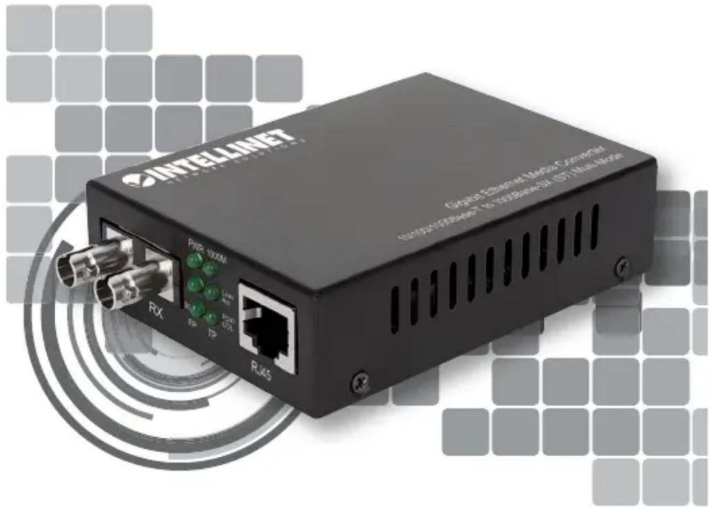 Intellinet 508315 - Gigabit Ethernet Media Converter Instructions - 1