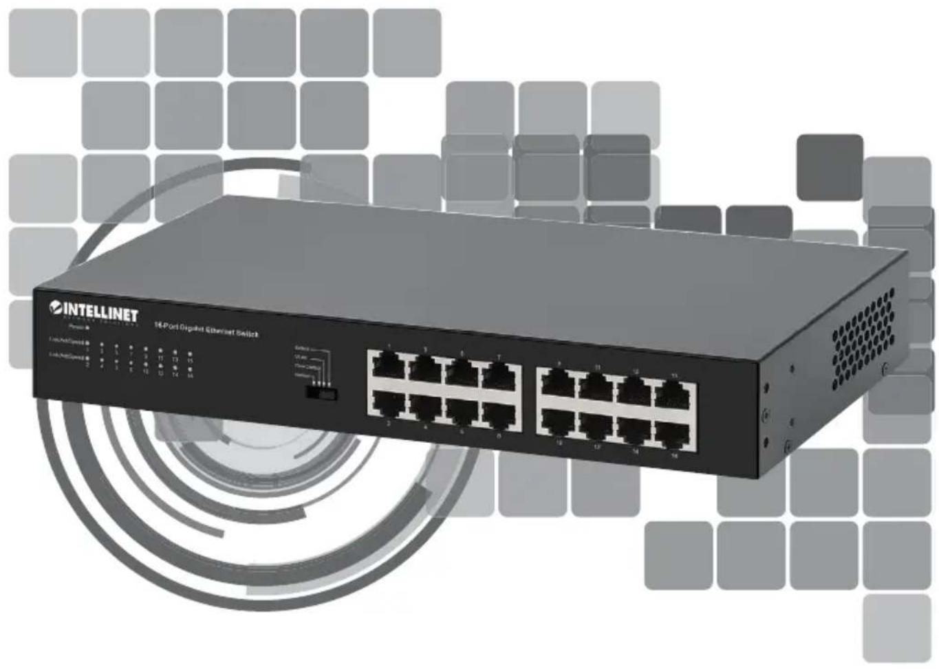 Intellinet 561815 - 16-Port Gigabit Ethernet Switch Instructions - 1