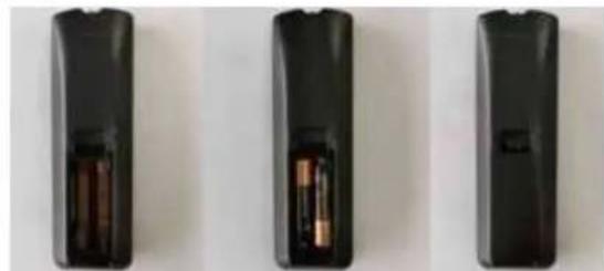Aconatic 43HD511AN - การใส่แบตเตอรี่รีโมทคอนโทรล - 1