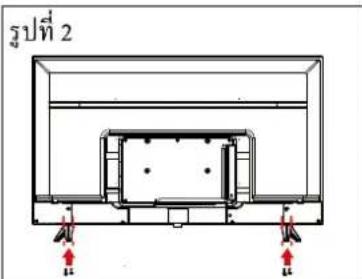 Aconatic 43HD511AN - การถอดชาตั้งเครื่อง Disconnecting the stand - 2
