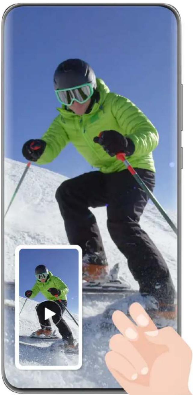 HUAWEI PURA 70 PRO - Utiliser deux articulations du doigt pour démarrer une capture vidéo d'écran - 1