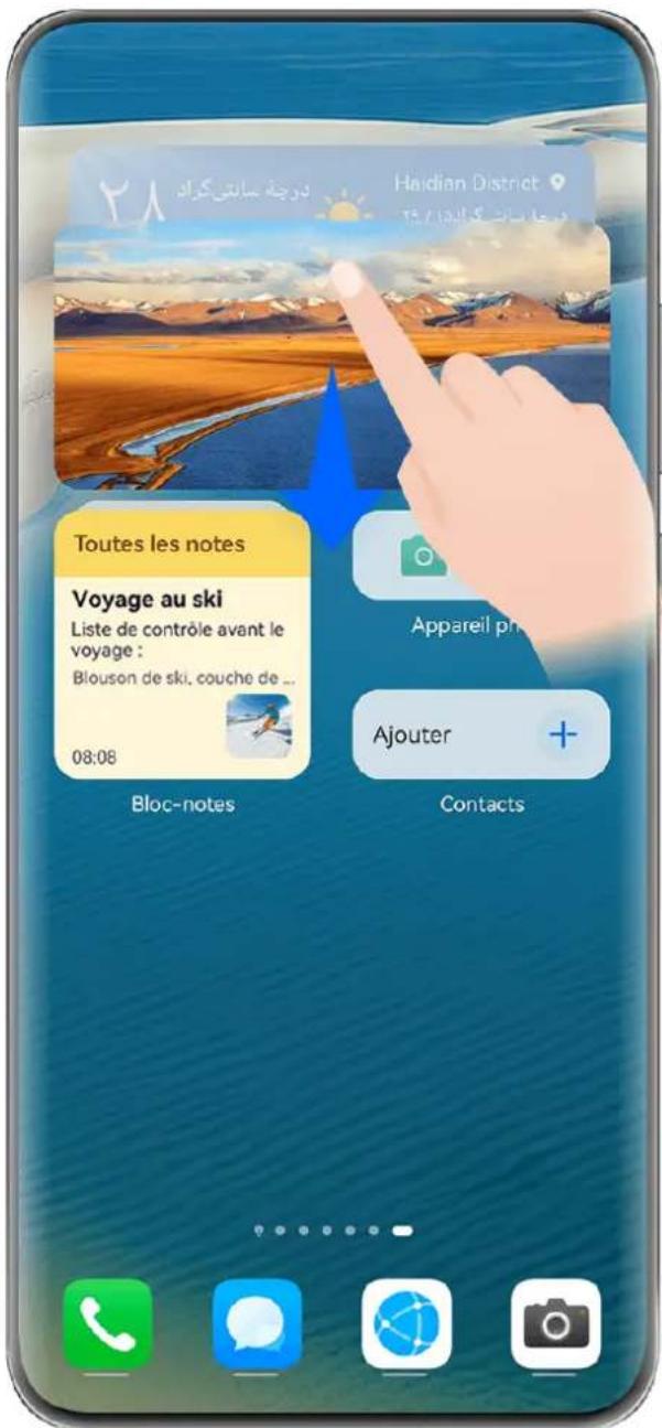 HUAWEI PURA 70 PRO - Empilement des widgets de service - 1