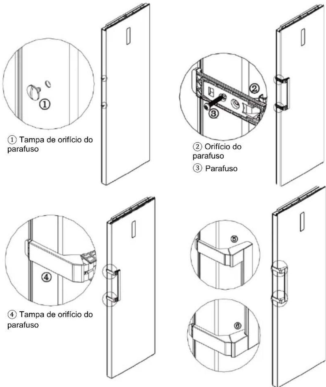 TEKA RSL 75640 SS - Instalação do puxador da porta - 1
