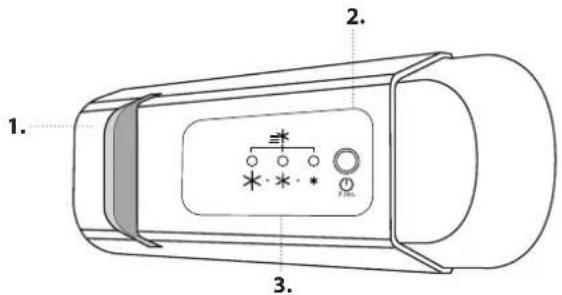 HOTPOINT HAC18D011C2 - BEDIENTAFEL - 1
