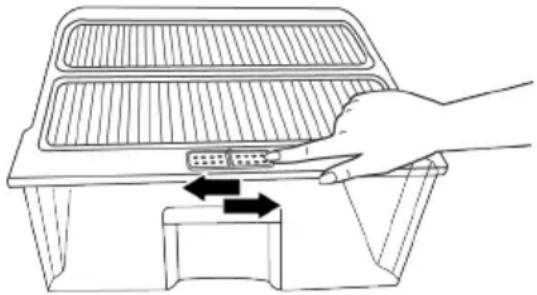INDESIT IT60 732 S - Crisper Humidity Control Slide - 1