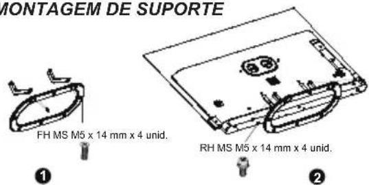 HAIER H55C900UX - SUPORTE E MONTAGEM NA PAREDE - 1