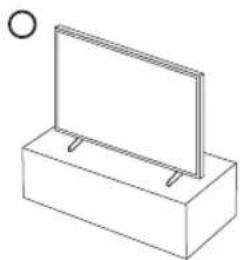 SAMSUNG QE48S90DAEXZT - Precauzioni durante l'installazione del piedistallo al televisore - 1