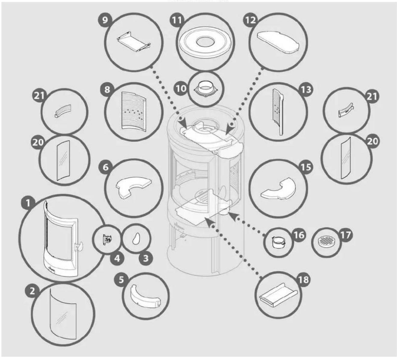 INVICTA Neosen Plus 3 - Lieste des pieces de rechange - 2