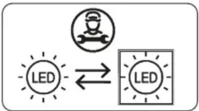INDESIT INC 872E - LED-Beleuchtung auswechseln - 2