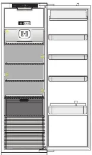 WHIRLPOOL ARG 7342 - A friss élelmiszerek és italok tárolása - 1
