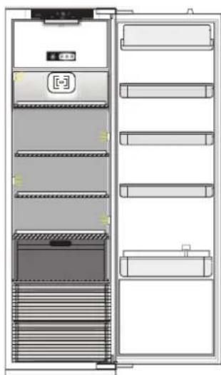 WHIRLPOOL ARG 7342 - How to store fresh food and beverages - 1