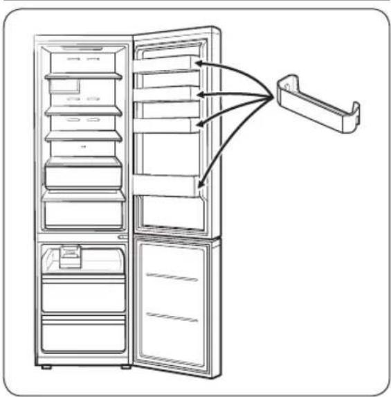 SAMSUNG RB53DG703DS9 - TRIN 2 Dørhylder - 1