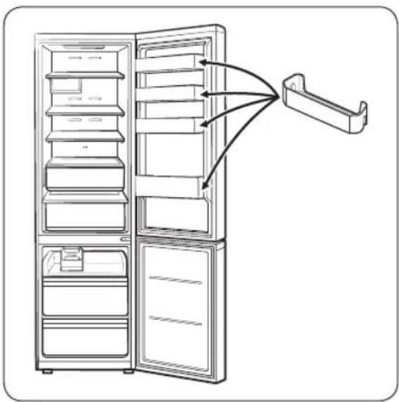 SAMSUNG RB50DG602ES9 - TRINN 2 Dørbeholdere - 1