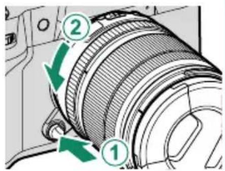 FUJIFILM X-T50 - Retrait de I'objectif - 2
