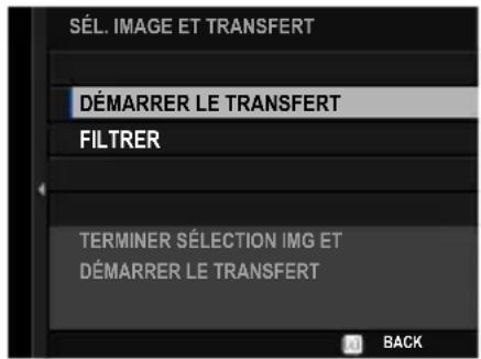 FUJIFILM X-T50 - Téléchargement des éléments selectionnés en utilisant "Frame.io Camera to Cloud" - 4