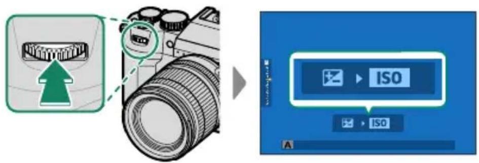 FUJIFILM X-T50 - Choix d'une fonction pour la molette de commande avant - 1