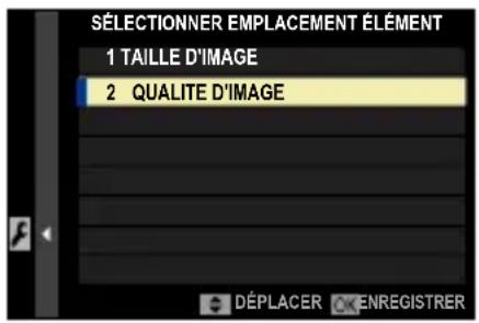 FUJIFILM X-T50 - RéGLAGE MON MENU - 5