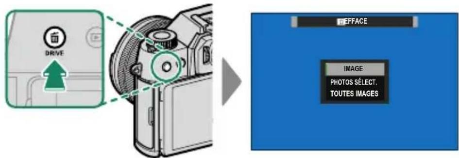 FUJIFILM X-T50 - Suppression des images - 2