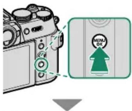 FUJIFILM X-T50 - Selection d'un onglet de menu - 1