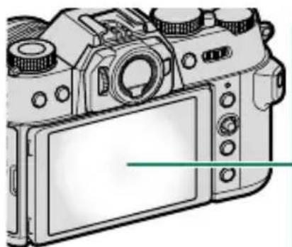 FUJIFILM X-T50 - Réglages par défaut des gestes de la fonction tactile - 1