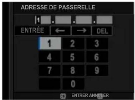 FUJIFILM X-T50 - Connexion à l'aide d'une adresse IP - 5
