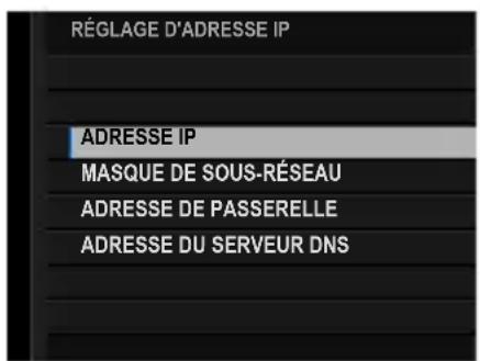 FUJIFILM X-T50 - Connexion à l'aide d'une adresse IP - 2