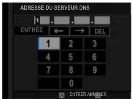 FUJIFILM X-T50 - Connexion à l'aide d'une adresse IP - 6