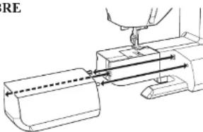 SINGER C5300 - UTILISATION DU BRAS LIBRE - 1