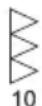 SINGER C5300 - Overcasting Foot Pied Point Surjet Prensatelas Para Sobrehilar - 3