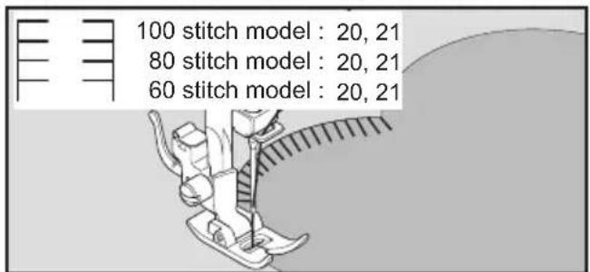 SINGER C5300 - LADDER STITCH - 2