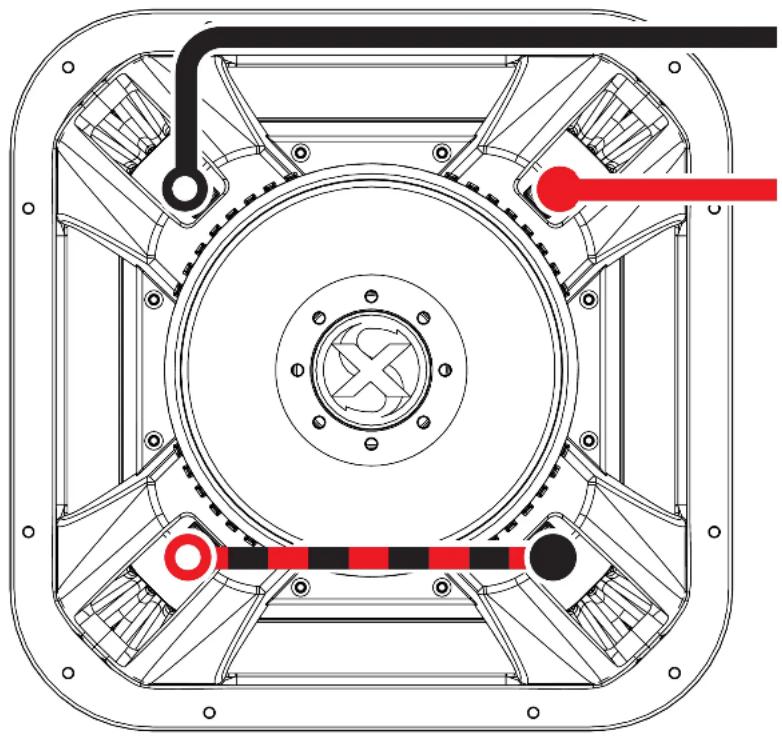 KICKER SoloX 49L7X121RK - Series Wiring - 1