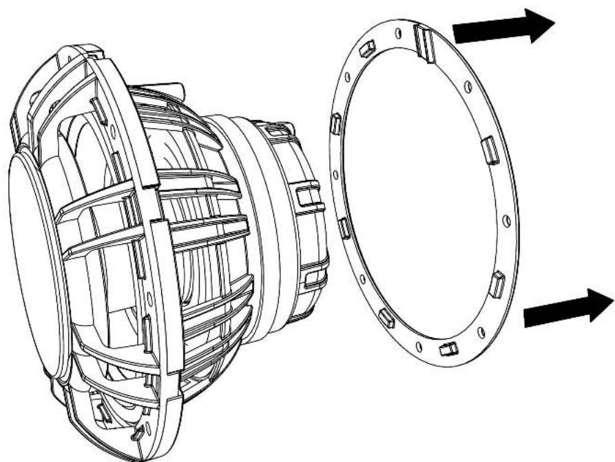 KICKER 48KMXL69 - Mounting: KMXL65 in 2014–Newer Harley Davidson® FLHT - 1