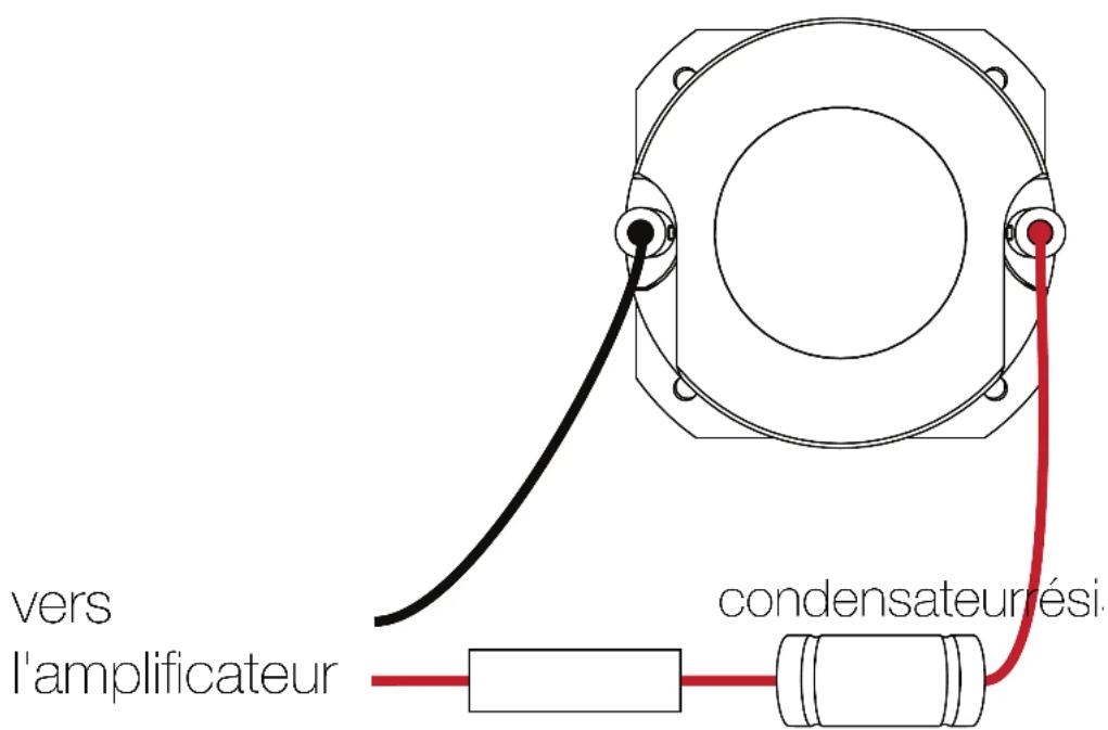KICKER 49ST4TW - Câblage du haut-parleur d'aigus - 2