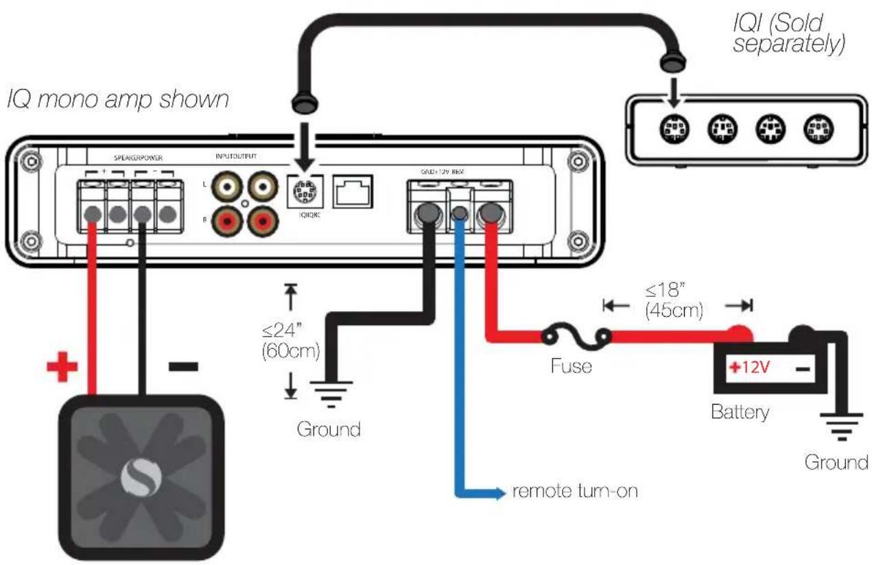 KICKER IQ1000.1 - Model External Fuse - 1