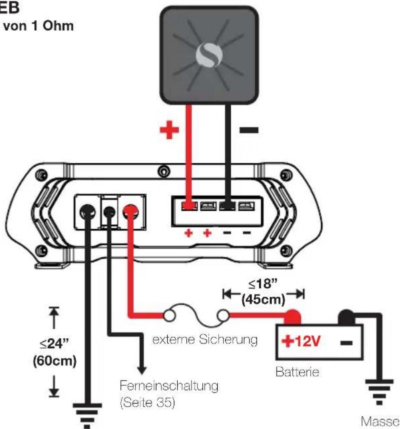 KICKER KXA1200.1 - Minimalimpedanz von 1 Ohm - 1