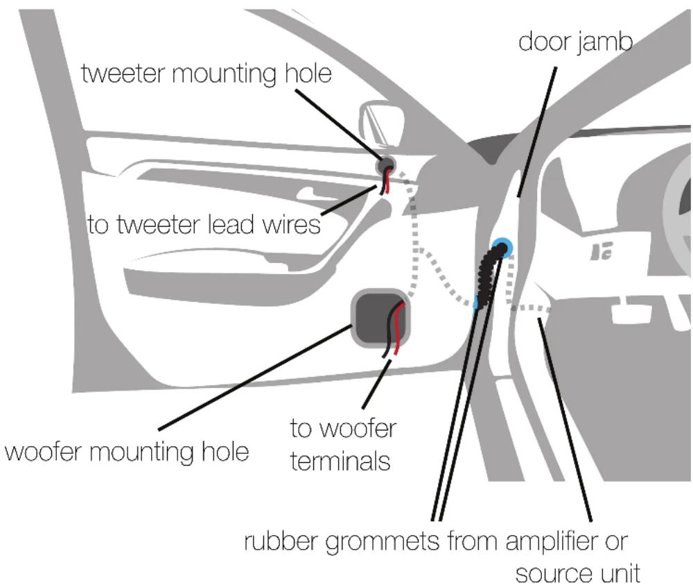 KICKER 49ST4TRK - Speaker Mounting - 1