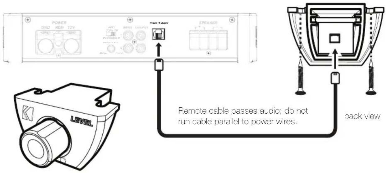 KICKER KXMA1500.1 - KMBLC REMOTE BASS INSTALLATION - 1