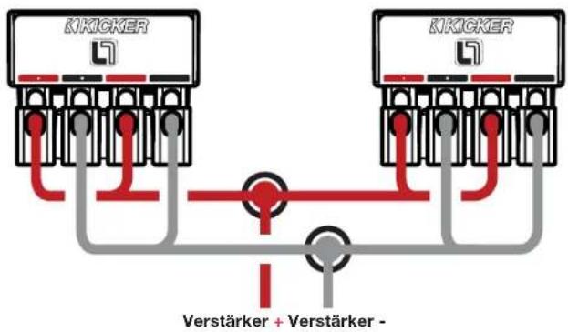 KICKER Q-Class 41L782 - Parallelschaltung Schwingspulen, Tieftöner parallel - 1